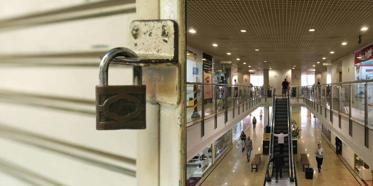 O fechamento de shopping gigante em São Paulo (Reprodução: Montagem TV Foco)