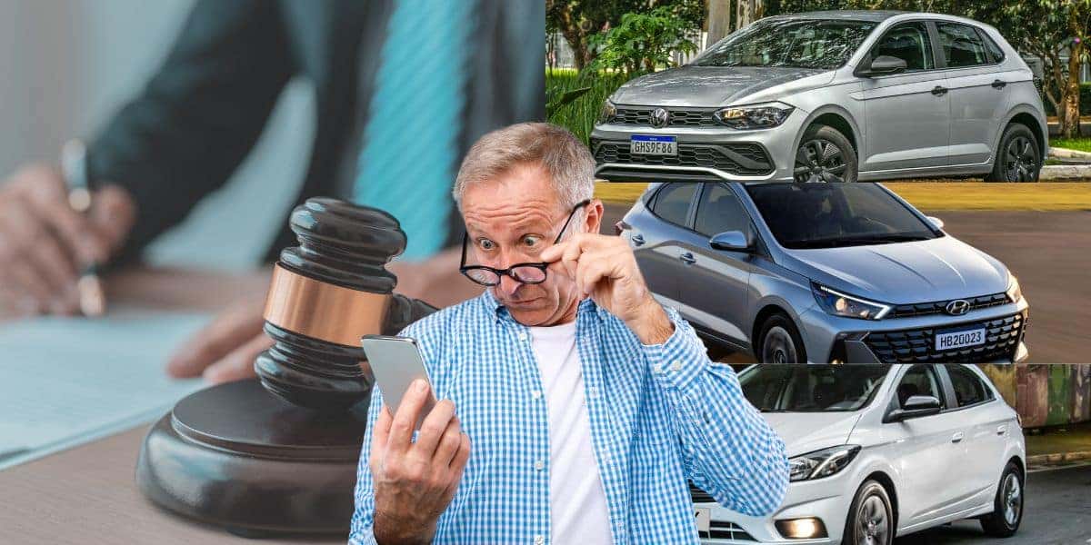 Lei dos carros chega para acabar com os populares (Reprodução: Montagem TV Foco)