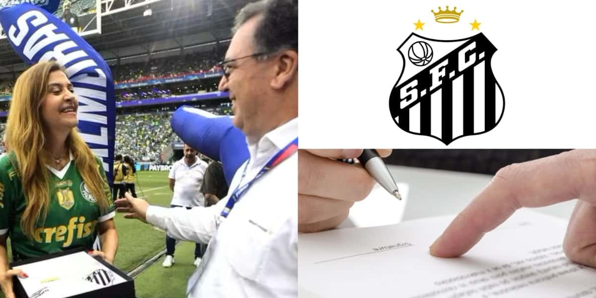 Santos fecha o maior contrato da história junto com Leila - (Foto: Reprodução / Internet)