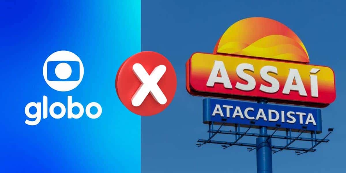 Logo da Globo e Assaí atacadista (Foto: Reprodução / Canva)