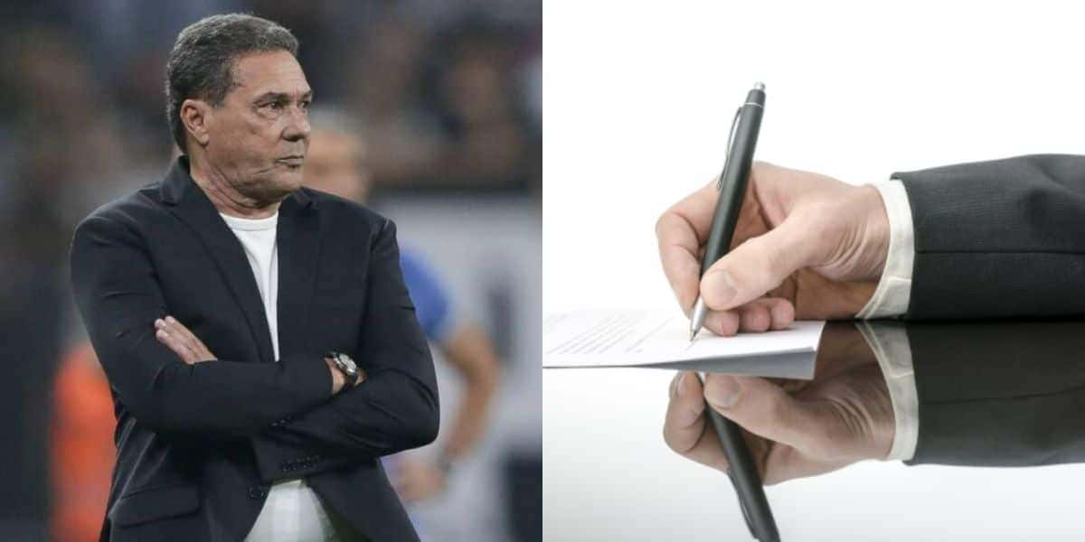 Luxemburgo assinou contrato gigante em 2024 (Reprodução: Montagem TV Foco)