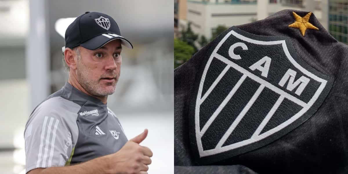 Gabriel Milito no Atlético-MG - (Foto: Foto: Pedro Souza / Atlético)
