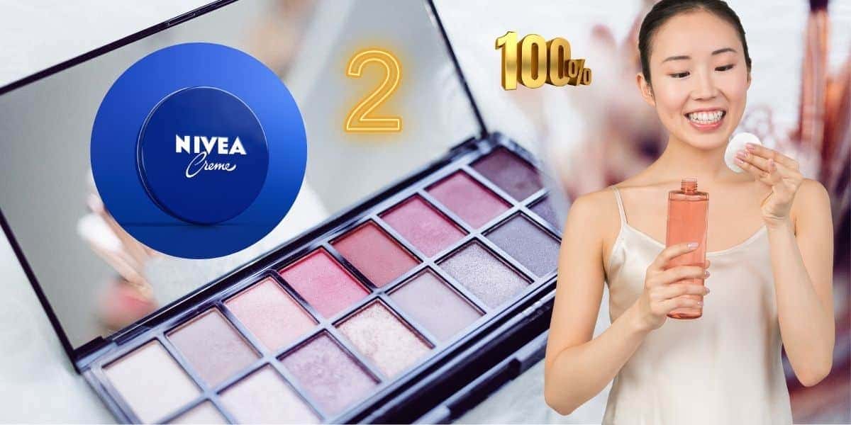 Nívea e demaquilante natural com 2 ingredientes tira a maquiagem (Foto: Reprodução / Canva / Montagem TV Foco)