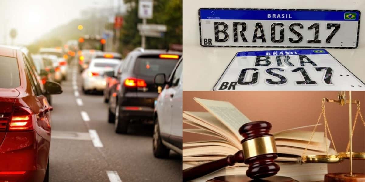 Nova lei das placas é aprovada e atinge 74 milhões de motoristas - (Foto: Reprodução / Internet)