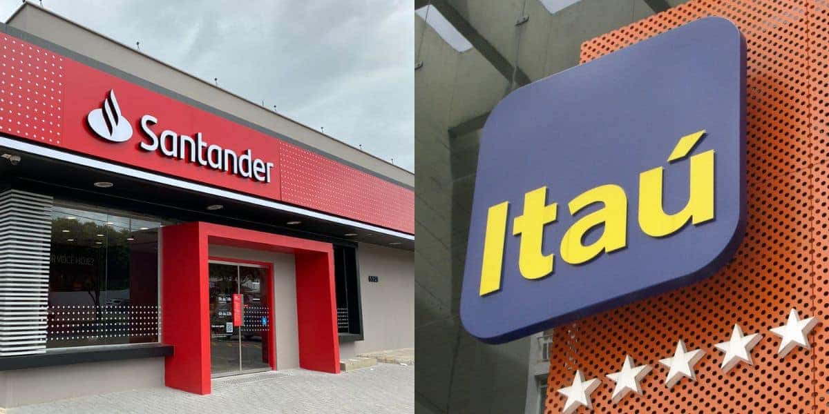 Santander comprou uma empresa gigante para bater de frente com o Itaú (Reprodução: Montagem TV Foco)