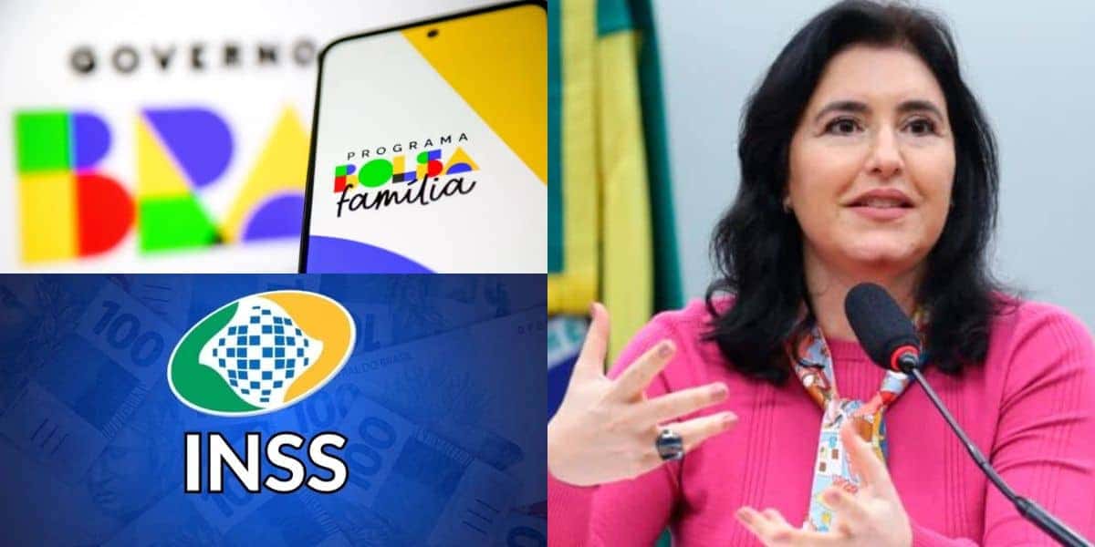 Simone Tebet fez um anúncio que pode tirar milhões do Bolsa Família e INSS (Reprodução: Montagem TV Foco)