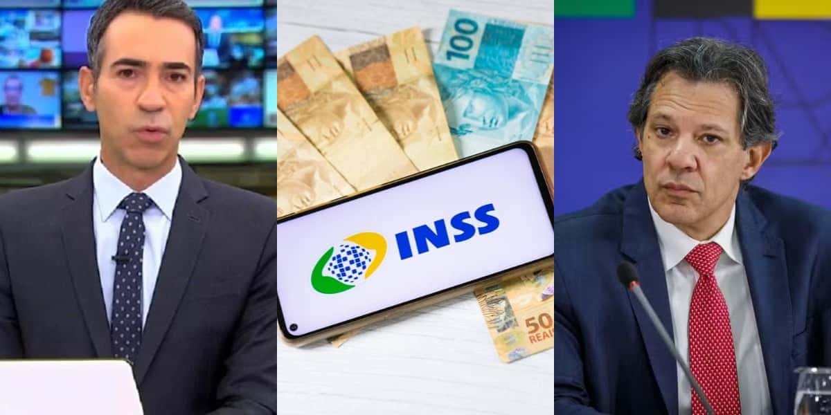 No Jornal Hoje, César Tralli expôs nova lei de Haddad (Foto: Globo / Brenno Carvalho / Agência O Globo)