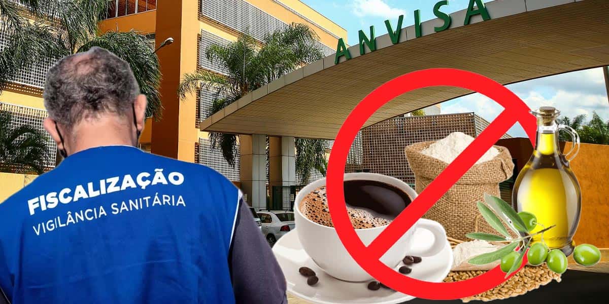 Anvisa - Café, Farinha e Azeite (Foto: Reprodução, Montagem - TV Foco)