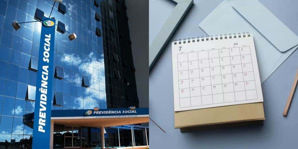 INSS / Calendário - Montagem: TVFOCO
