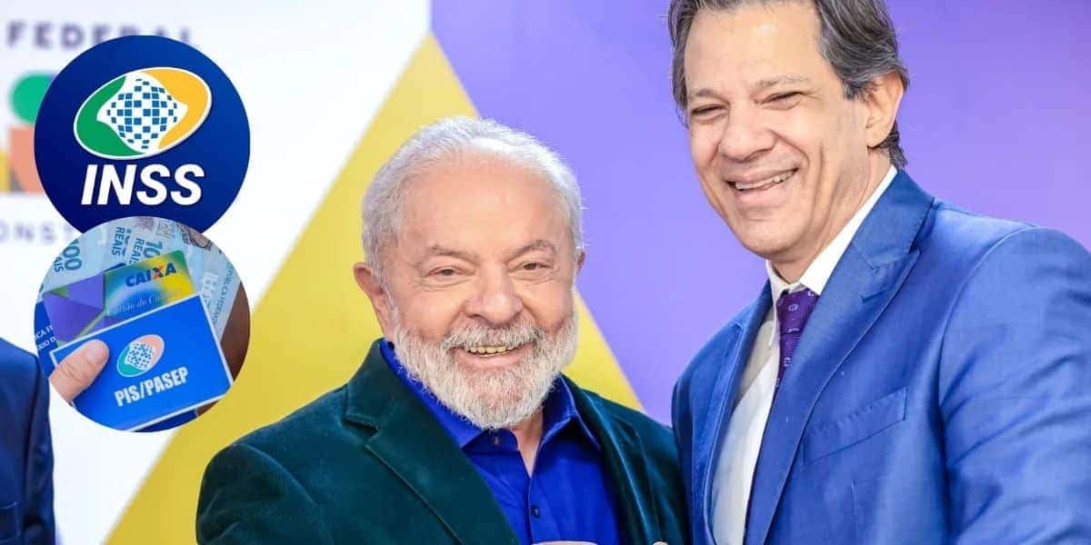 INSS, Pis/Pasep, Lula e Fernando Haddad (Fotos: Reproduções / Internet / Ricardo Stuckert/PR)
