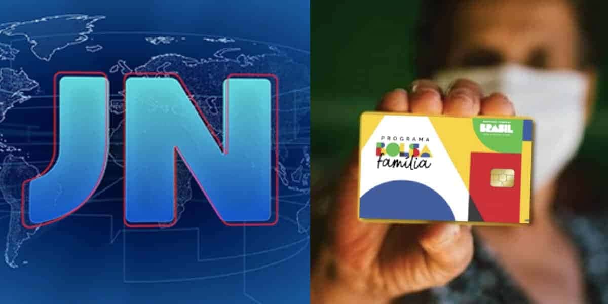 Jornal Nacional - Bolsa Família (Foto: Reprodução, Montagem - Tv Foco)