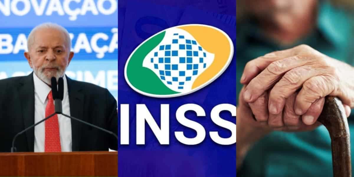 Lula - INSS - idosos (Foto: Reprodução, Montagem - TV Foco)