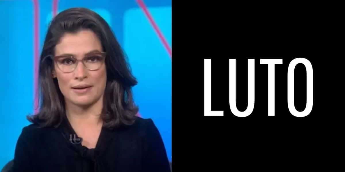 Renata Vasconcellos / Luto (Foto: Montagem TV Foco)