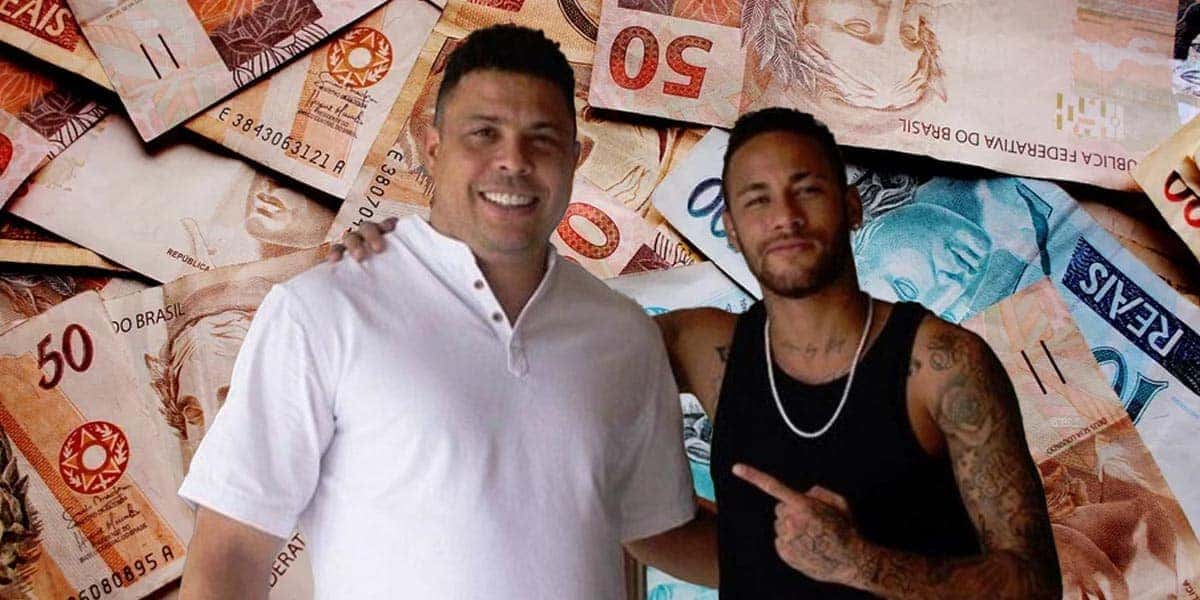 Ronaldo Fenômeno e Neymar (Foto: Reprodução, Montagem - TV Foco)