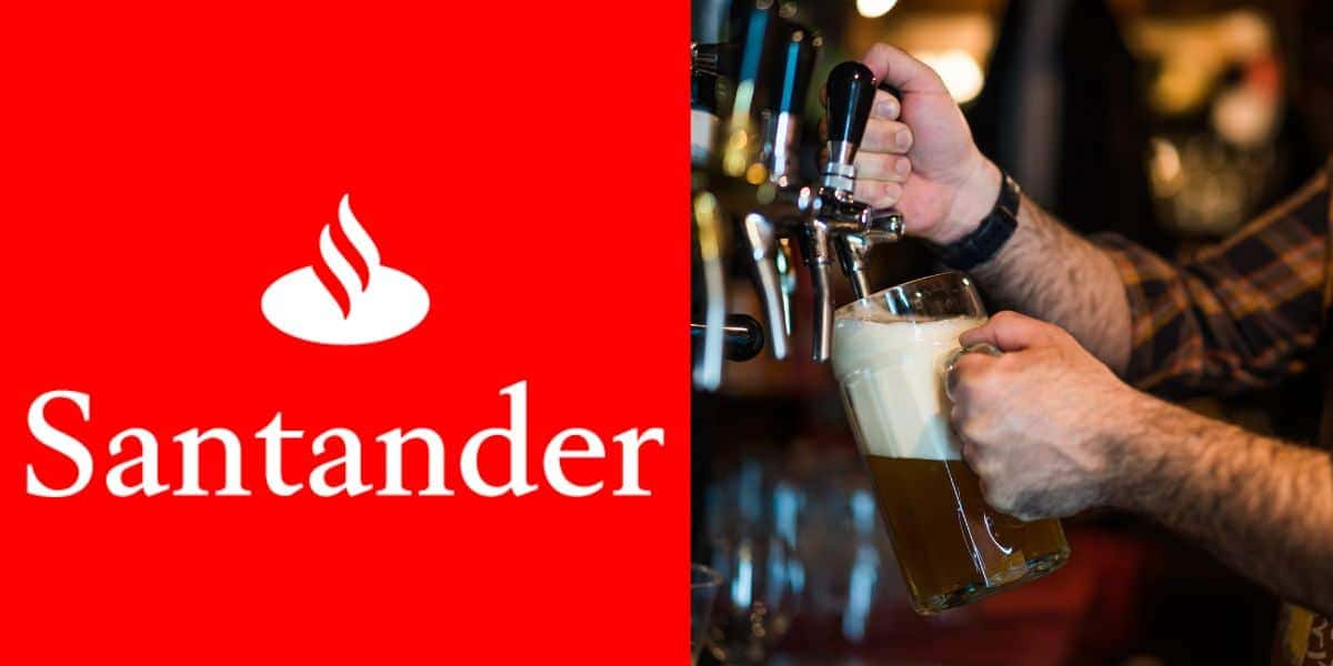 Santander e cervejaria - Foto Reprodução Internet
