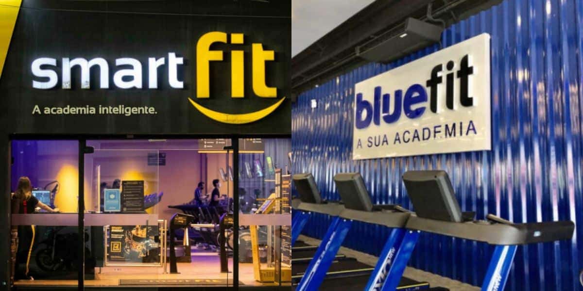 Smart Fit e Bluefit (Fotos: Reproduções / Internet)