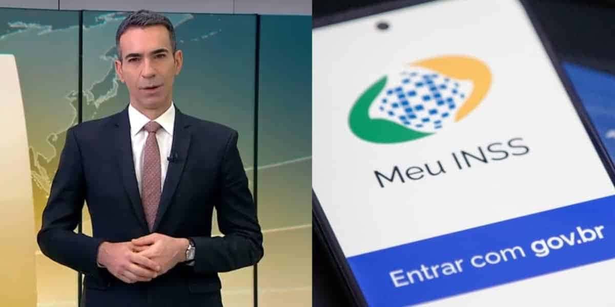 Tralli no JH - INSS (Foto: Reprodução, Montagem - TV Foco)
