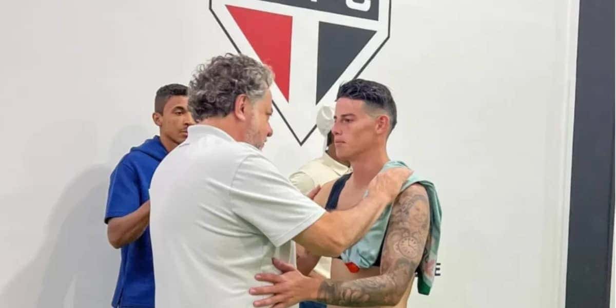 Casares se antecipa a Zubeldía e confirma desfecho de James no São Paulo - (Foto: Reprodução / Internet)