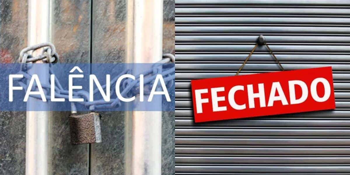 A falência de empresa (Reprodução: Montagem TV Foco)