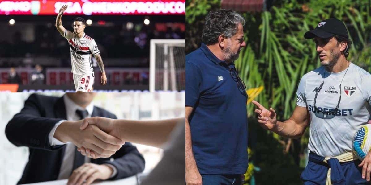Casares acerta chegada de craque para lugar de James (Reprodução: Abner Dourado / Rubens Chiri)