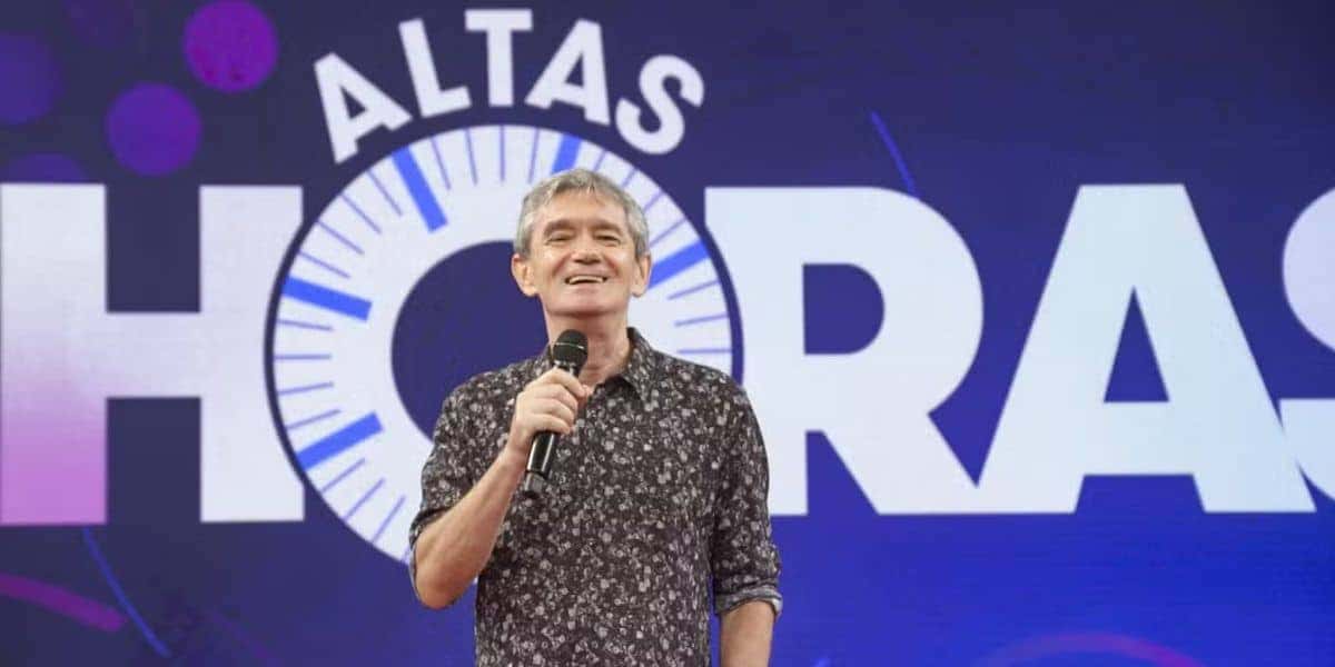 Serginho Groisman, no Altas Horas, da Globo (Foto: TV Globo)