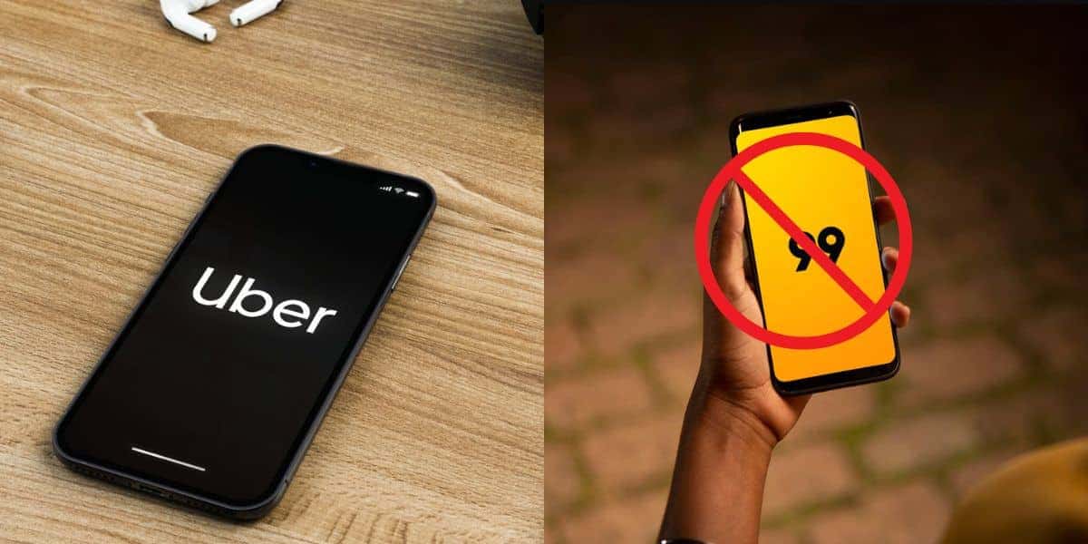 Uber chega com viagem de graça em SP para aniquilar a 99 (Reprodução: Montagem TV Foco)