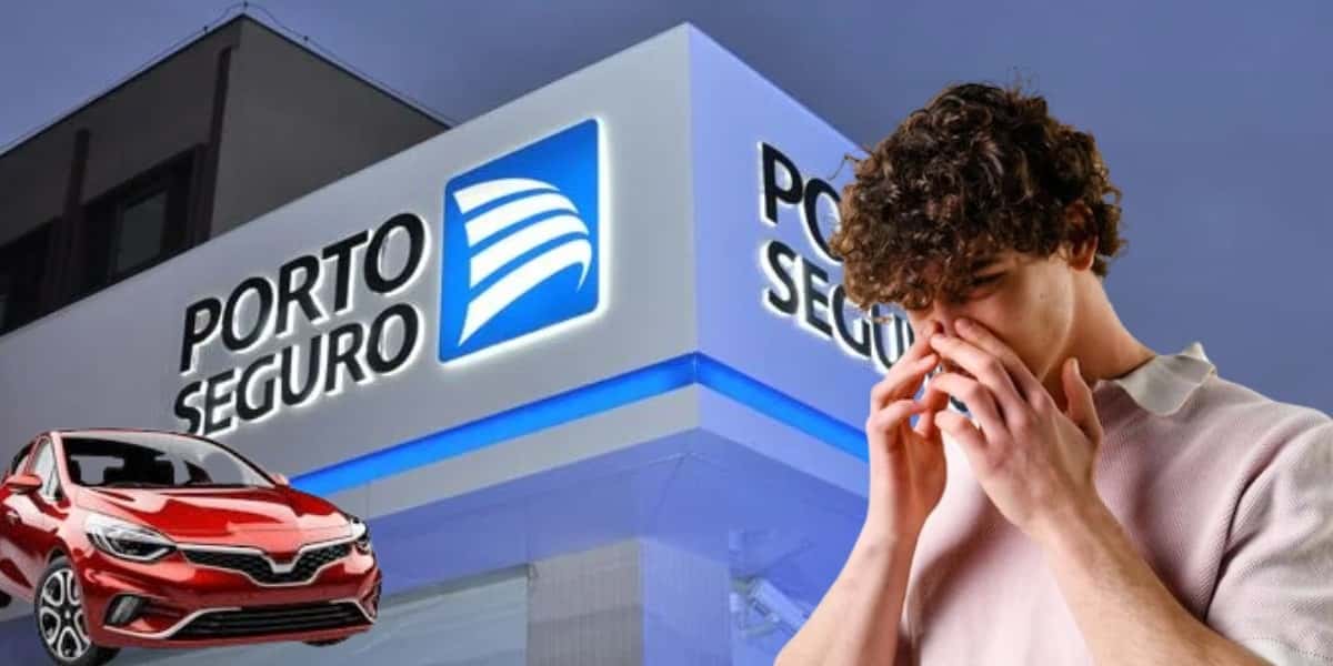 Carro, Porto Seguro e homem chorando (Fotos: Reproduções / Freepik / Internet)