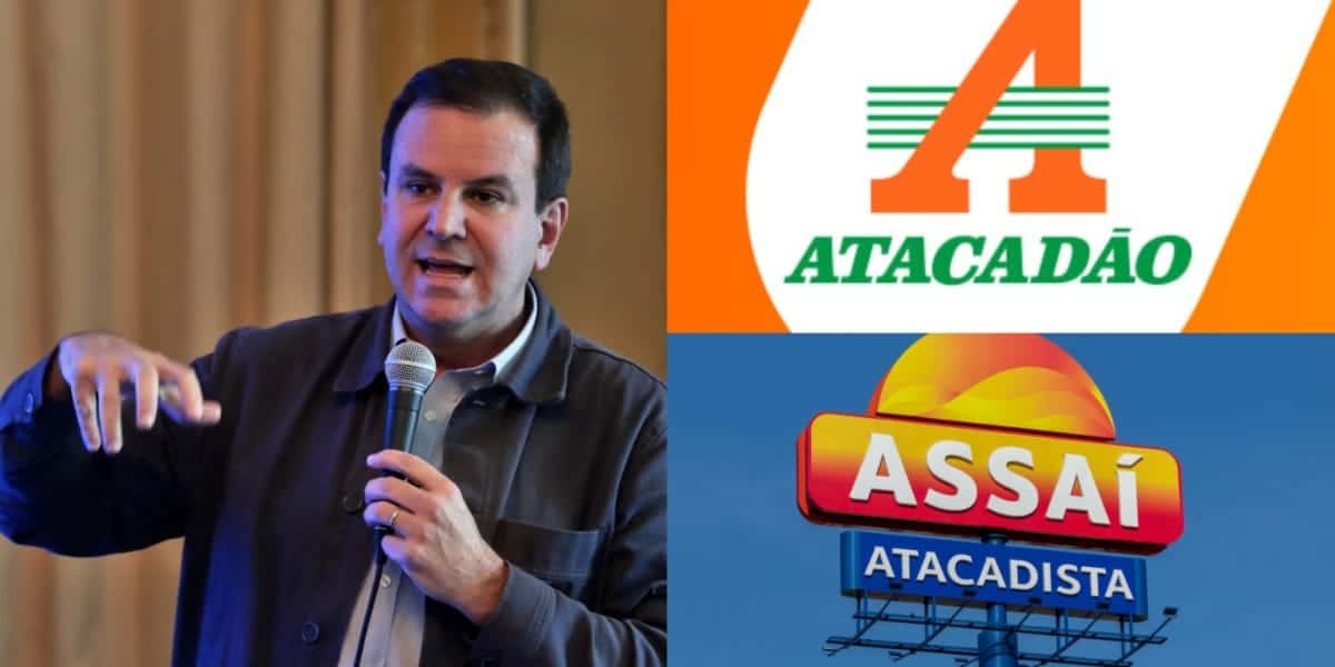 Eduardo Paes, RJ - lei atinge o Atacadão e Assaí (Foto: Divulgação, Veja/, Reprodução/ Internet)