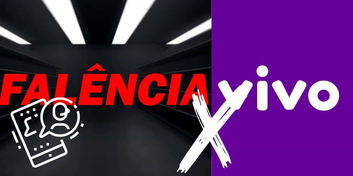 Ilustração falência e Vivo (Fotos: Reproduções / TV Foco / Canva / Internet)