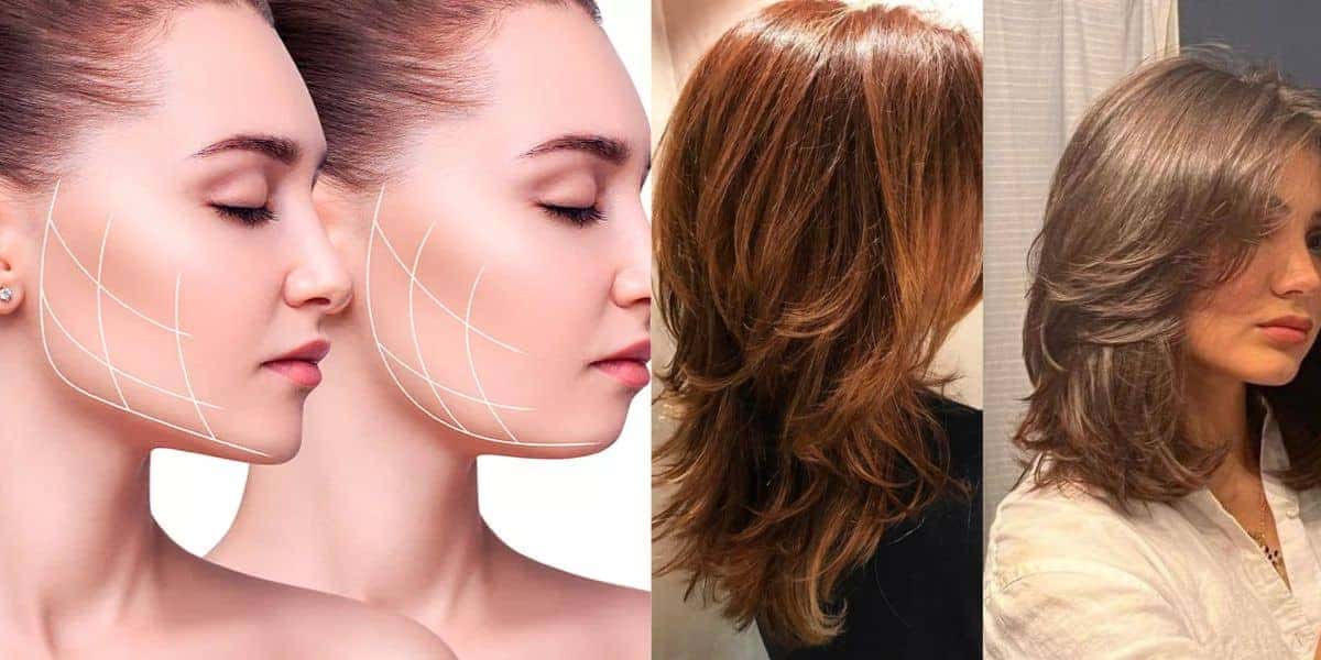 Cortes de cabelo que afinam o rosto redondo (Reprodução/Dream Platsic/Pinterest)