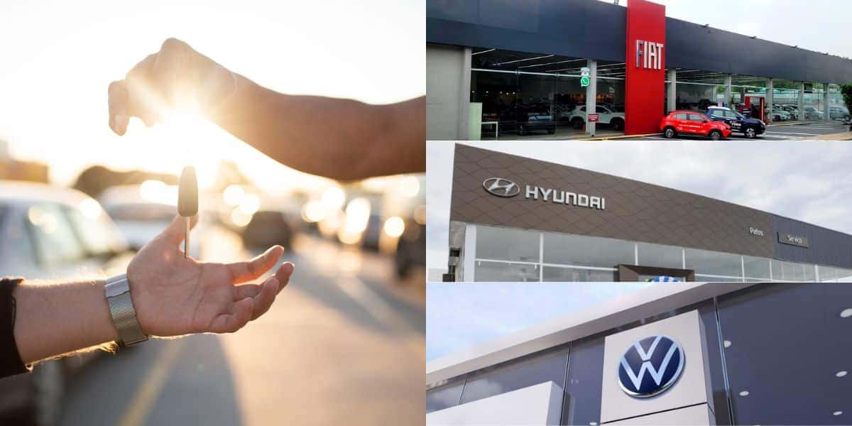 Confira os 10 carros mais baratos deste ano de 2024 (Reprodução: Montagem TV Foco)