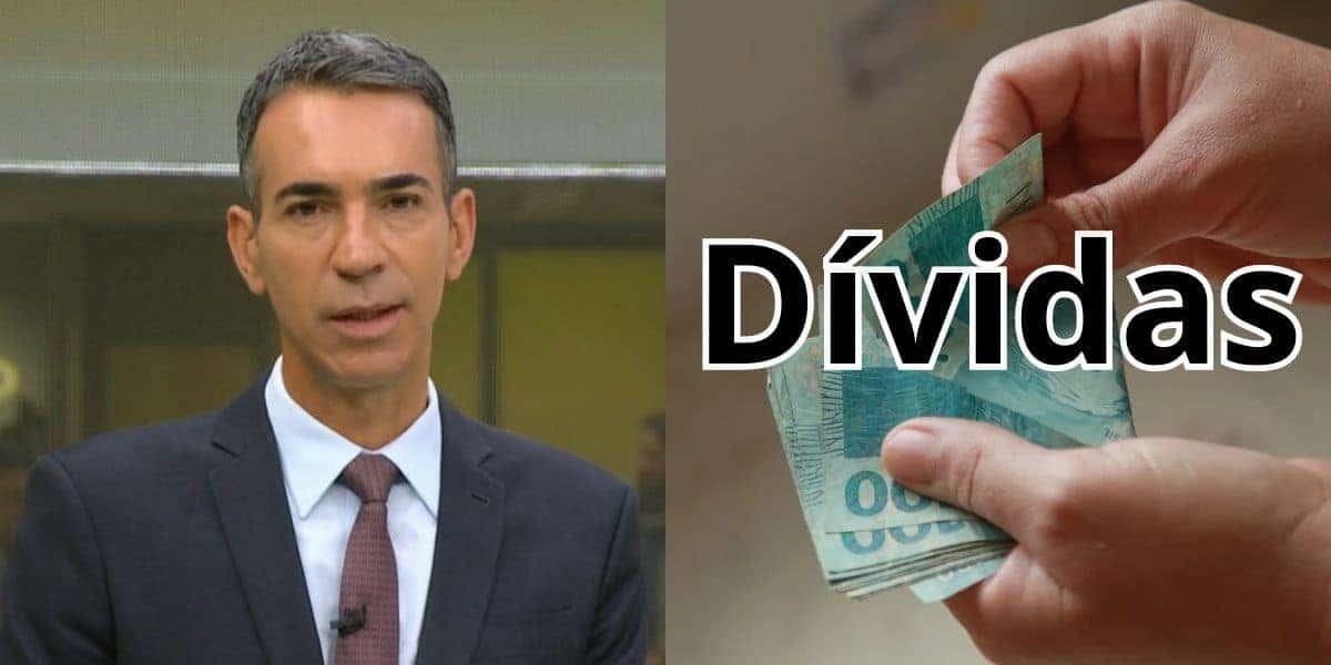 César Tralli comentou sobre a crise de uma empresa gigante no Brasil (Reprodução: Globo / Montagem TV Foco)