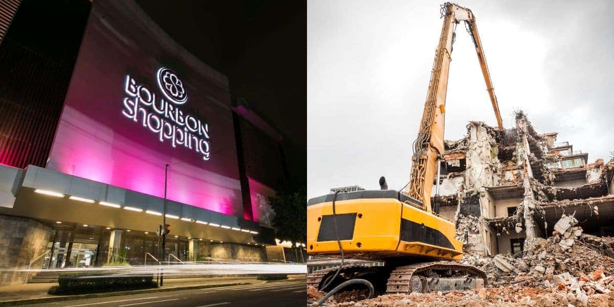 Shopping foi demolido e substituído pelo Bourbon (Foto: Divulgação)