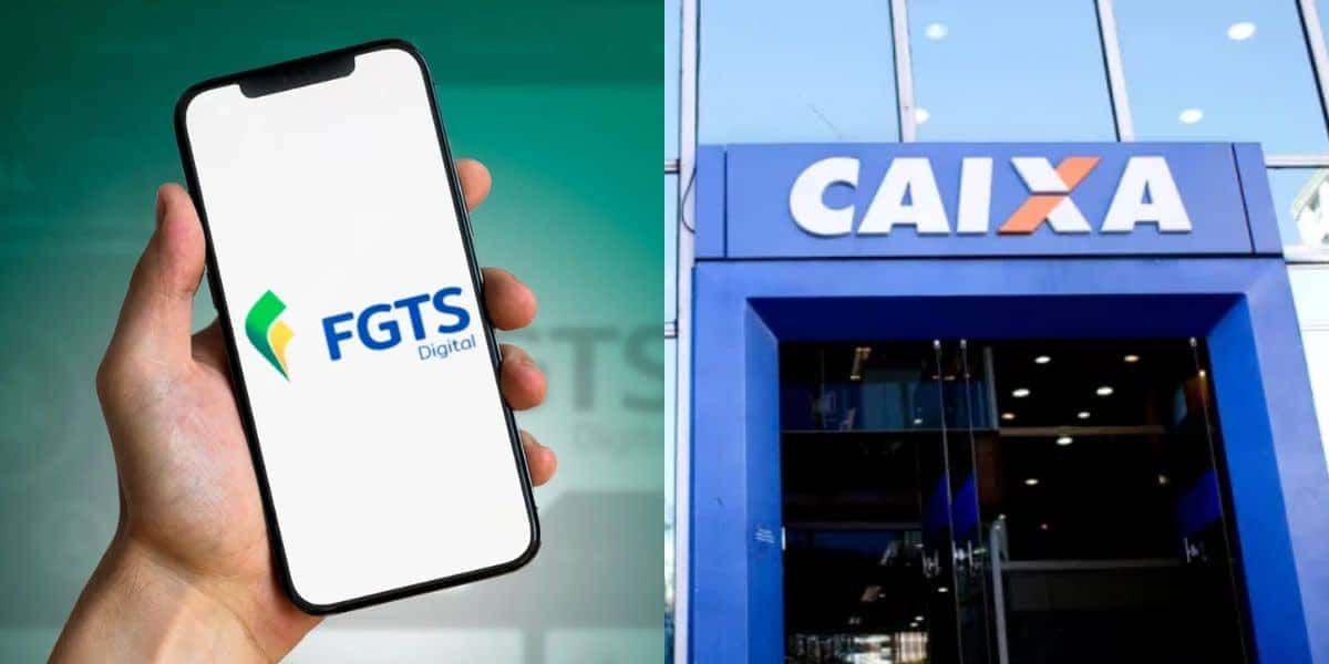 FGTS na Caixa (Reprodução: Montagem TV Foco)