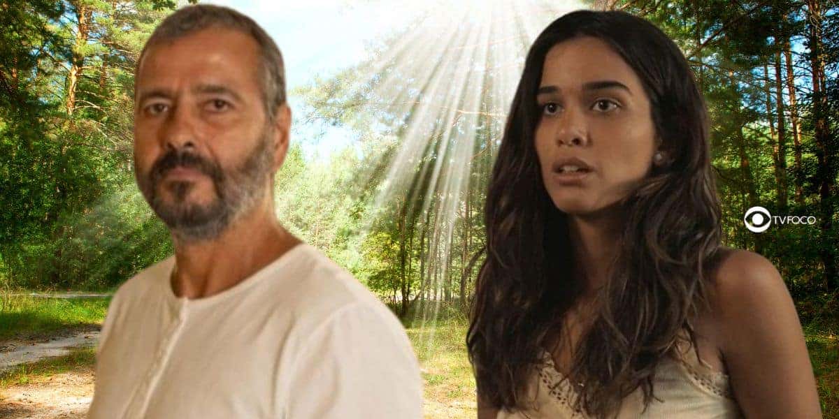 José Inocêncio e Mariana em Renascer (Foto: Reprodução / Globo / Montagem TV Foco)