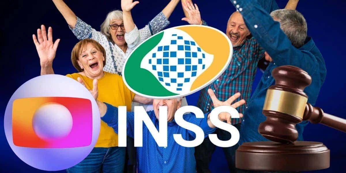 Globo confirma vitória no INSS nesta segunda (02) (Reprodução: Montagem TV Foco)