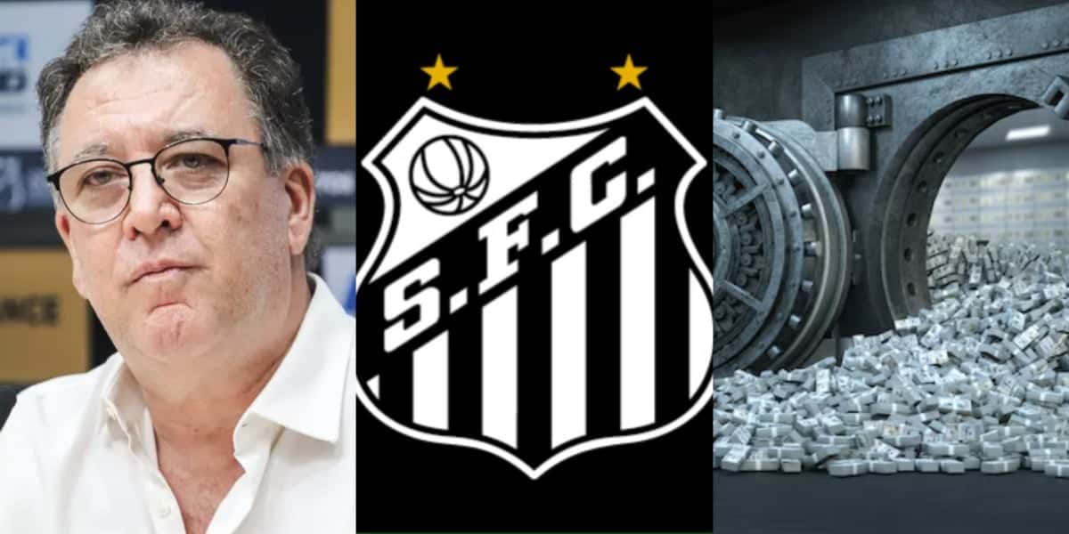 Teixeira é presidente do Santos - Foto: Montagem