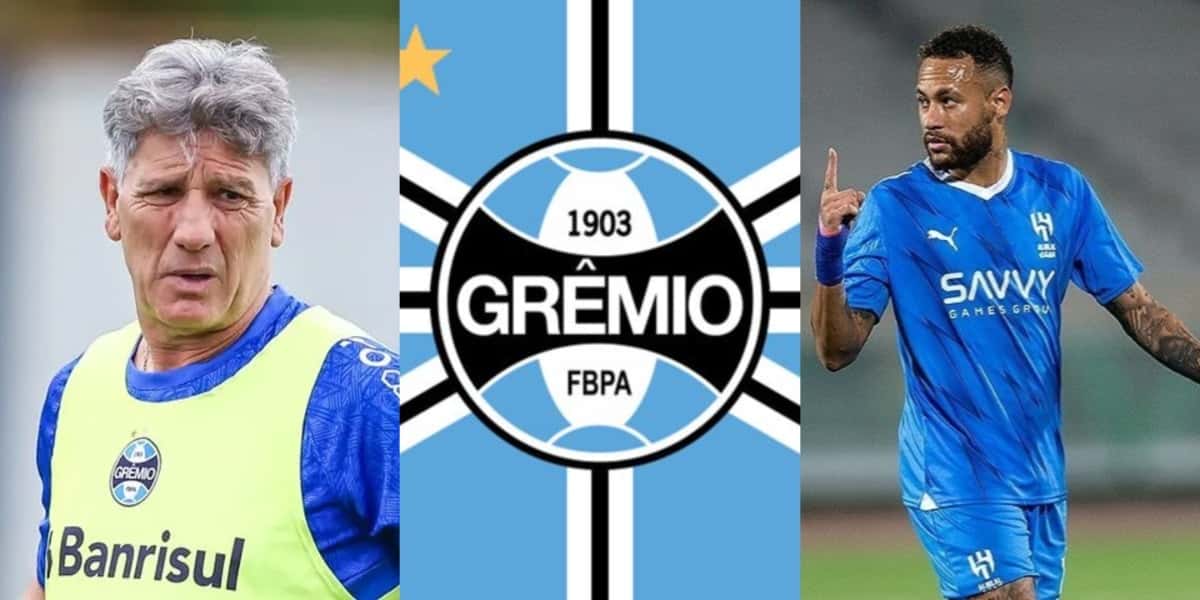Renato Gaúcho faz ligação URGENTE no Grêmio por parceiro de Neymar - (Foto: Reprodução / Internet)