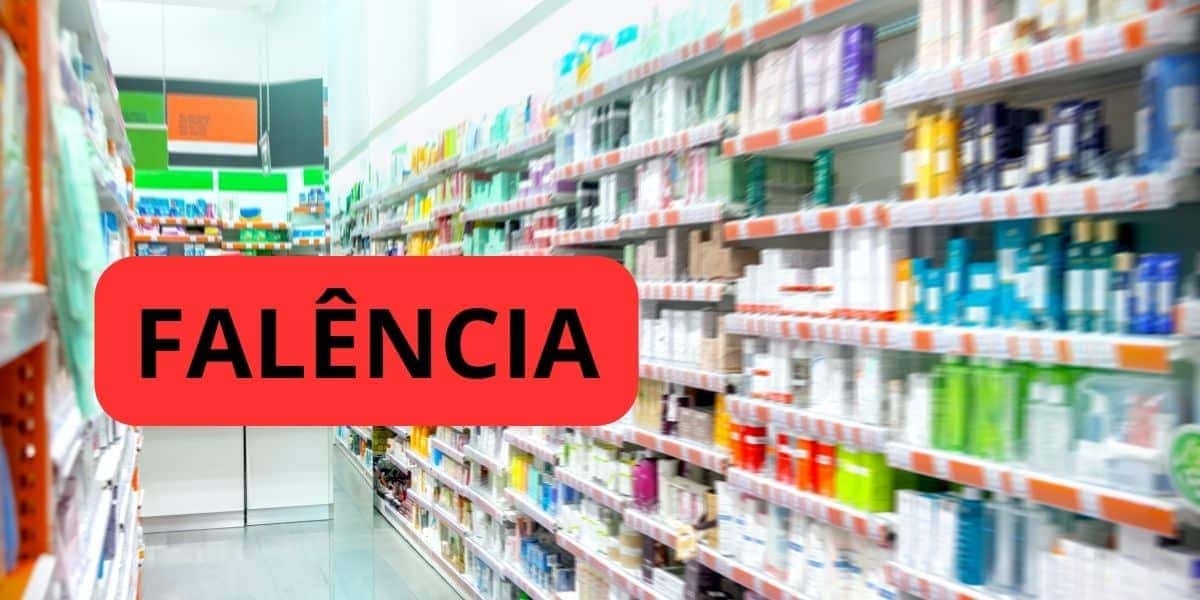Falência de Farmácia - Foto: CANVA