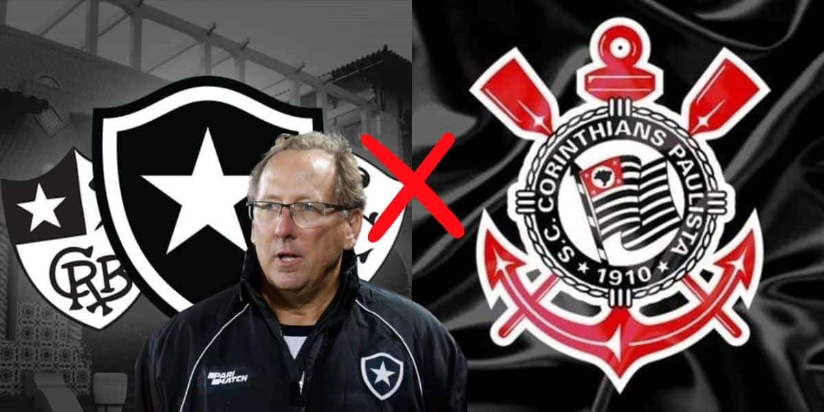 Estrela de R$10M está fora do Botafogo e vira reforço no Timão (Reprodução/Enfoque MS/Lance/Portal C3/Canva)