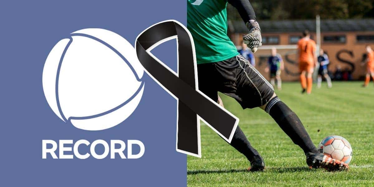 Record paralisa e confirma morte de jogador durante partida (Reprodução/R7/Canva)