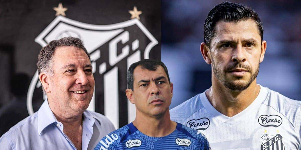 Teixeira no Santos - Foto Reprodução Internet