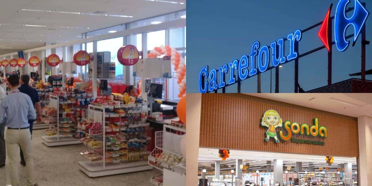 A fusão de 3 varejistas para aniquilar o Sonda e o Carrefour (Reprodução: Montagem TV Foco)