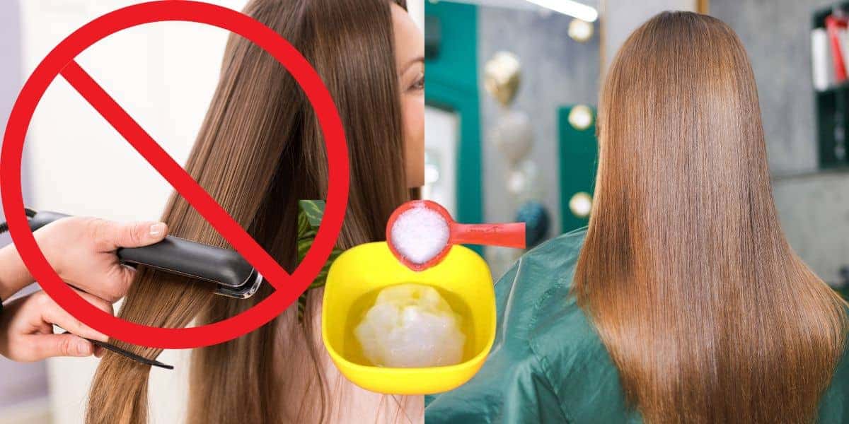 Fim da chapinha com esse botox capilar para alisar os fios (Reprodução: Montagem TV Foco)