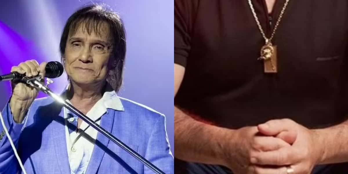 Sertanejo confessa o que Roberto Carlos fez com ele (Foto: Reprodução/Montagem TV Foco)