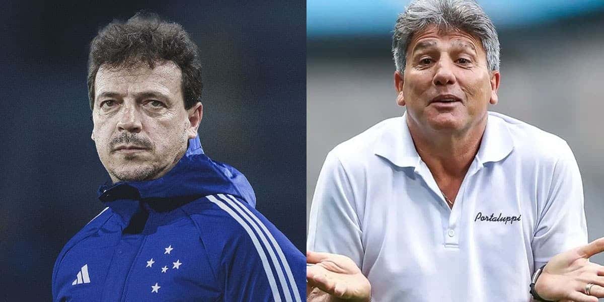 Diniz - Cruzeiro (Foto: Cruziro/Instagram) -Grêmio -Renato Gaúcho (Foto: Grêmio FC)