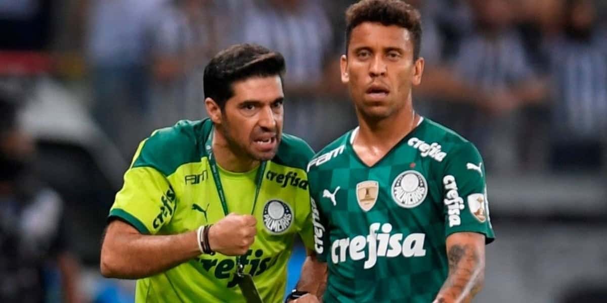 Marcos Rocha é um dos queridinhos de Abel Ferreira- (Foto: Reprodução /Verdão Web)