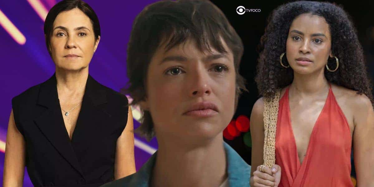 Mércia, Luma e Viola em Mania de Você (Foto: Reprodução / Globo / Montagem TV Foco)