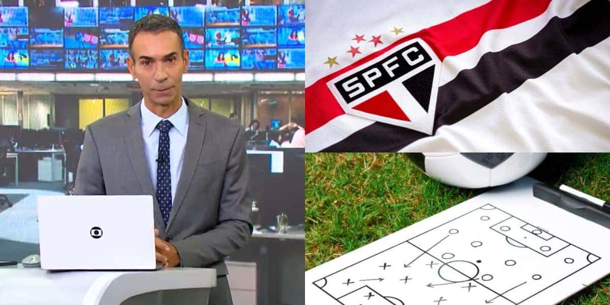Tralli e São Paulo (Reprodução: Globo / Montagem TV Foco)