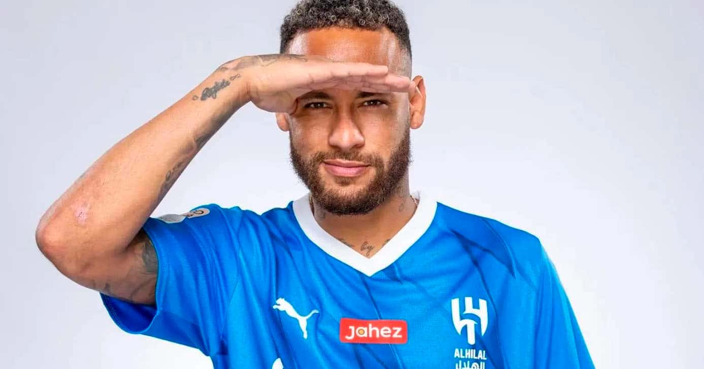 O jogador ainda tem contrato com o Al-Hilal (Foto: Divulgação- Al-Hilal,)